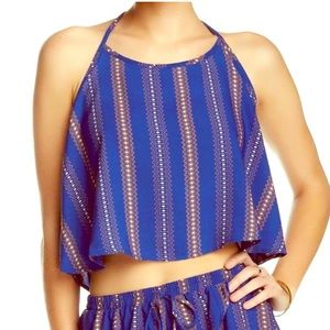 Amazing Printed Open Back Halter